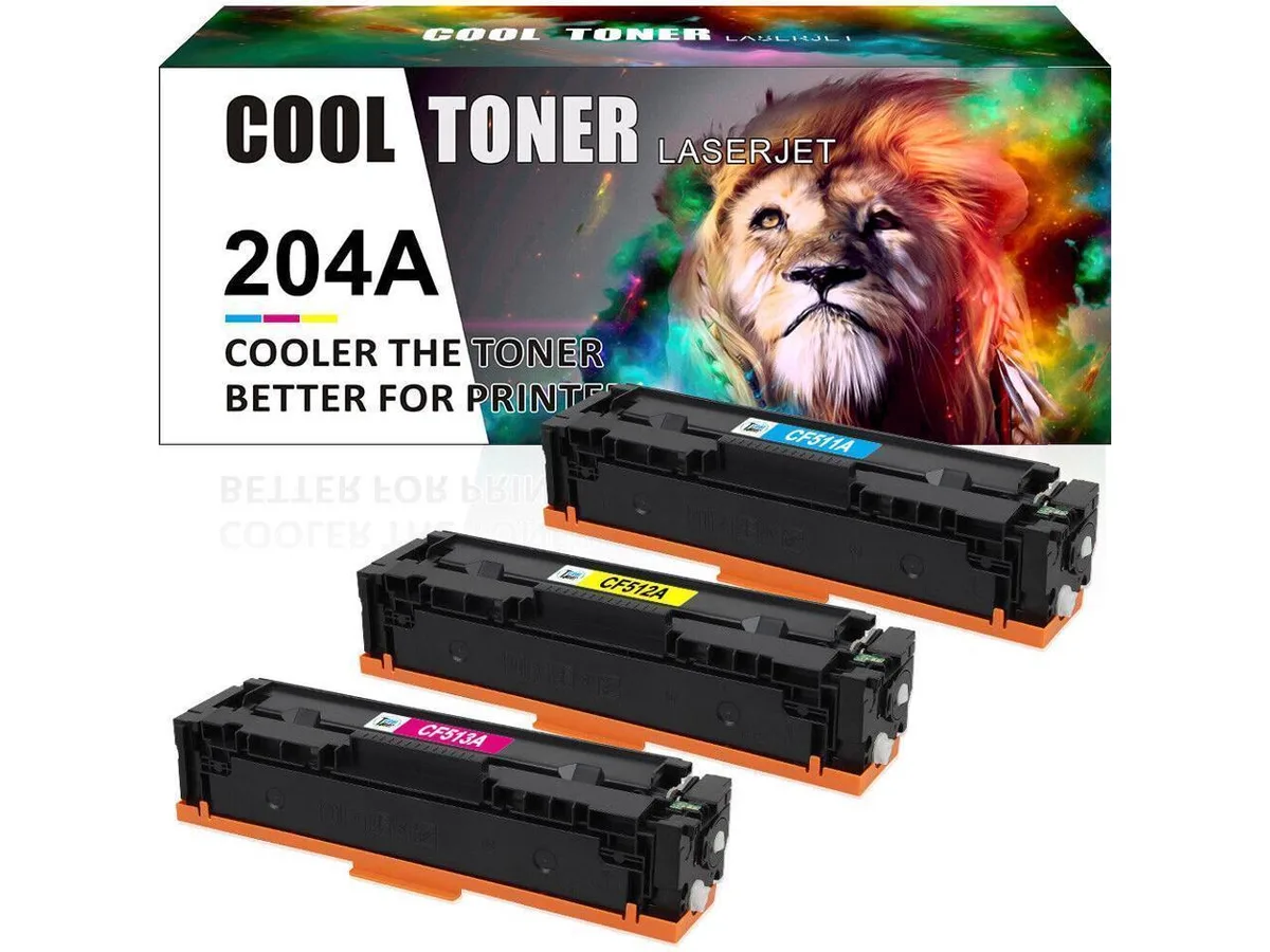 V4ink V4ink 3× CF510A CMY toner cartridge compatible 204A M154 M180 M181 — product photo
