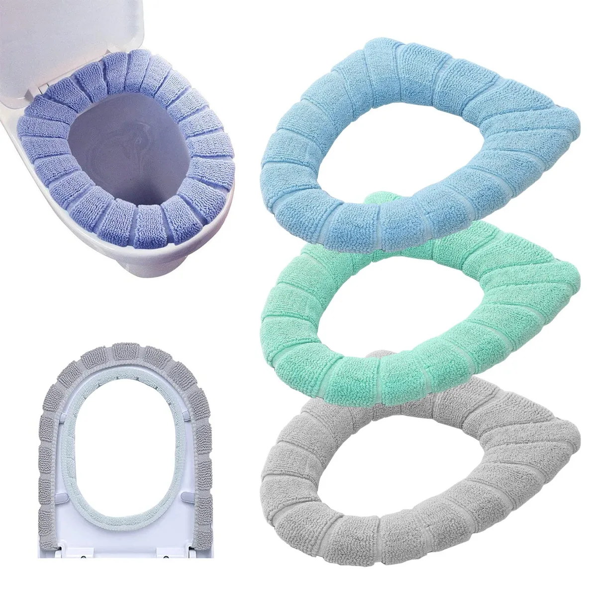  Toilet Seat Cover Pads 3PCS 14" x 18 — product photo