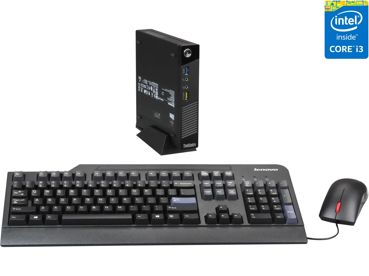 Lenovo Lenovo ThinkCentre M73 Tiny 10AY001RUS desktop PC i3-4130T 4GB DDR3 500GB HDD — product photo