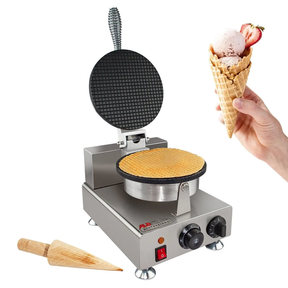 ALDKitchen ALDKitchen AP-600 Waffle Cone Maker 110V — product photo