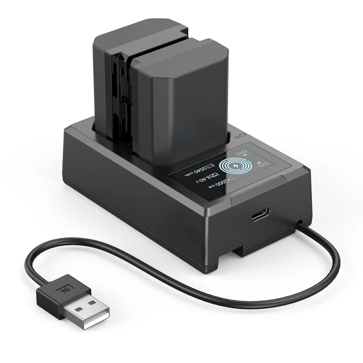  Accessory Power 14283-SR NP-FZ100 2040mAh 2-Pack LCD Charger — product photo