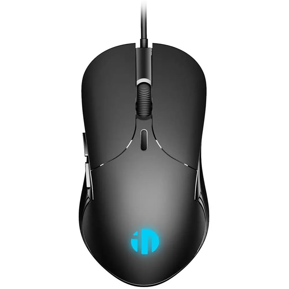 PENGQIAO PENGQIAO Silent Click Wired Gaming Mouse 4800 DPI 6 Buttons Black — product photo