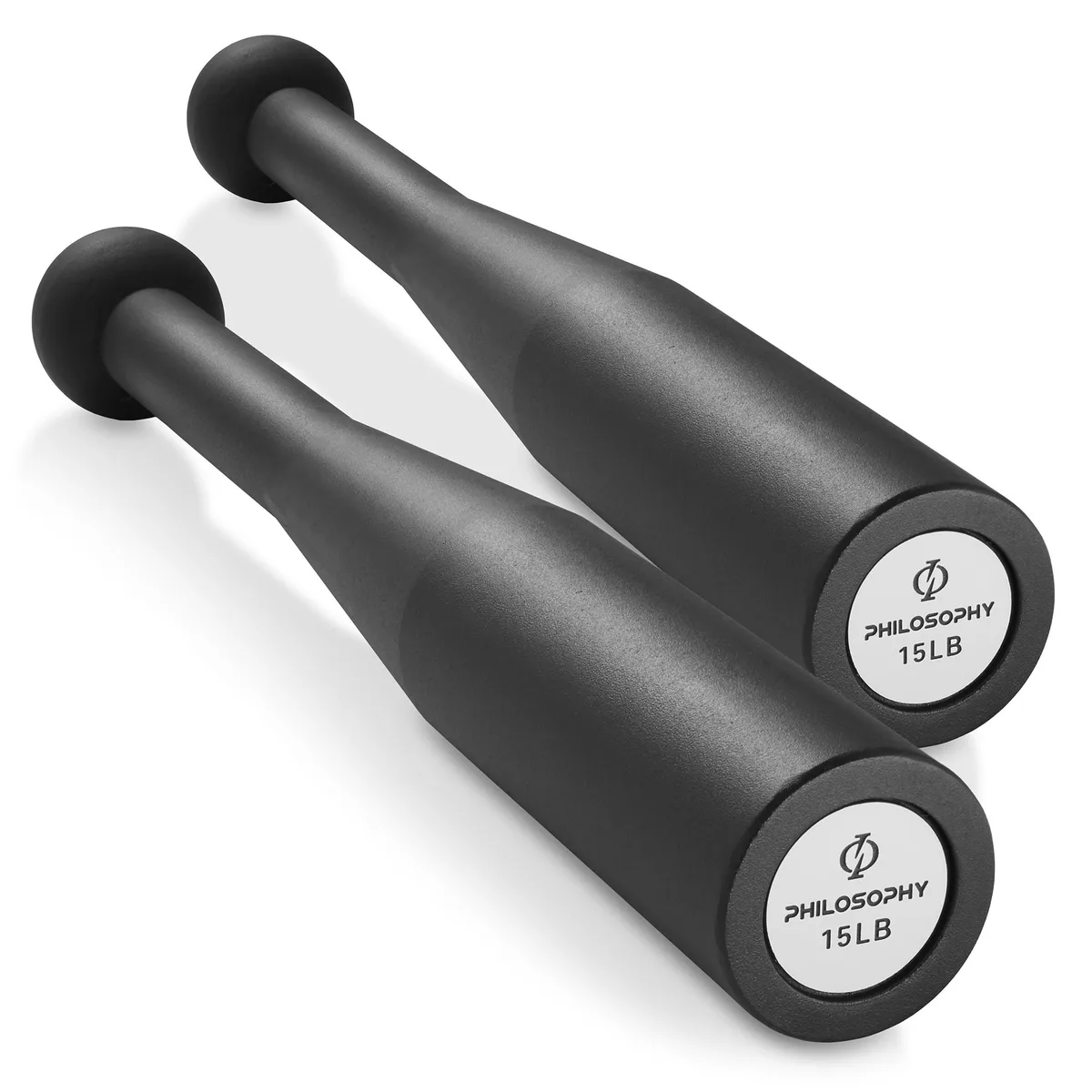 Philosophy Gym Philosophy Gym 15 LB Indian Clubs Pair, 30 LB Total — product photo