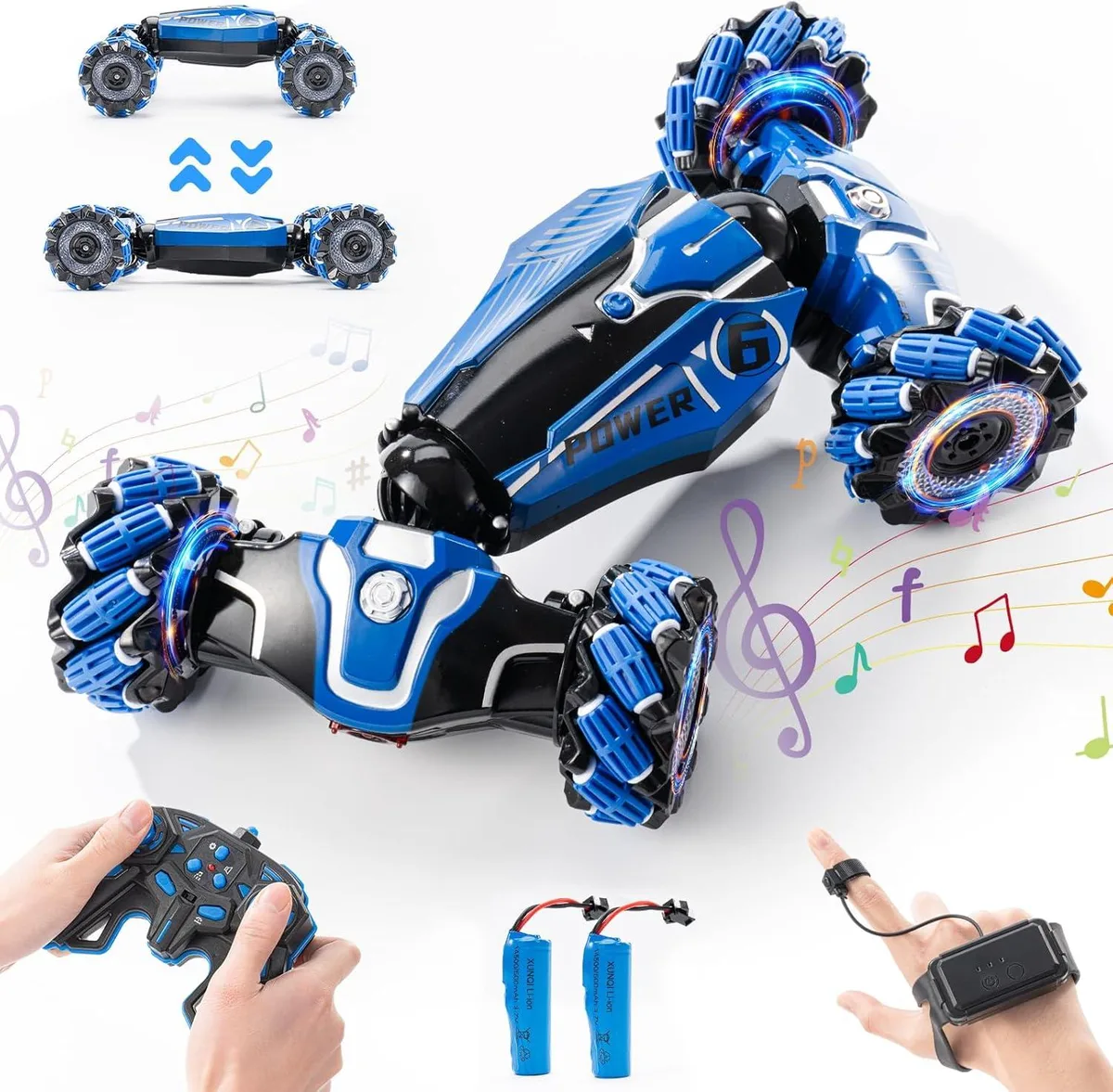 usbroway usbroway Gesture RC Car 4WD 2.4 GHz 360° Rotation 50 min Battery — product photo