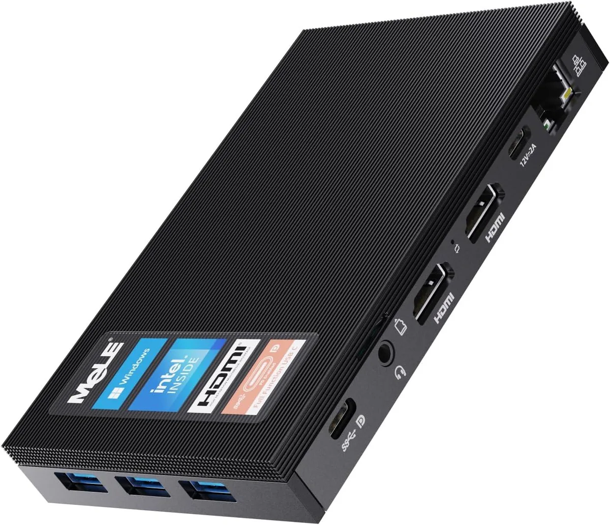 BFKK BFKK Fanless Mini PC Celeron N5105 16GB 512GB Windows 11 Pro — product photo