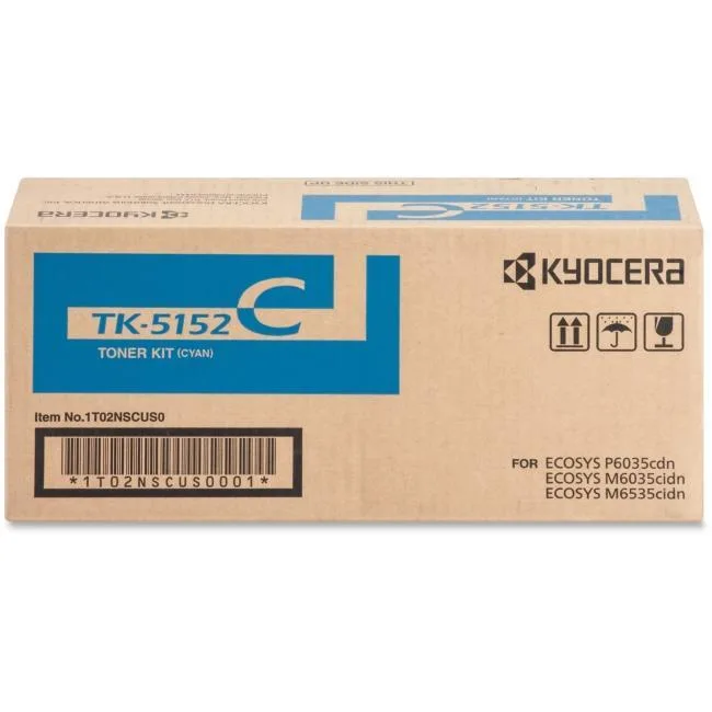 Kyocera Kyocera KYOTK5152C Cyan Toner Cartridge (Genuine) — product photo