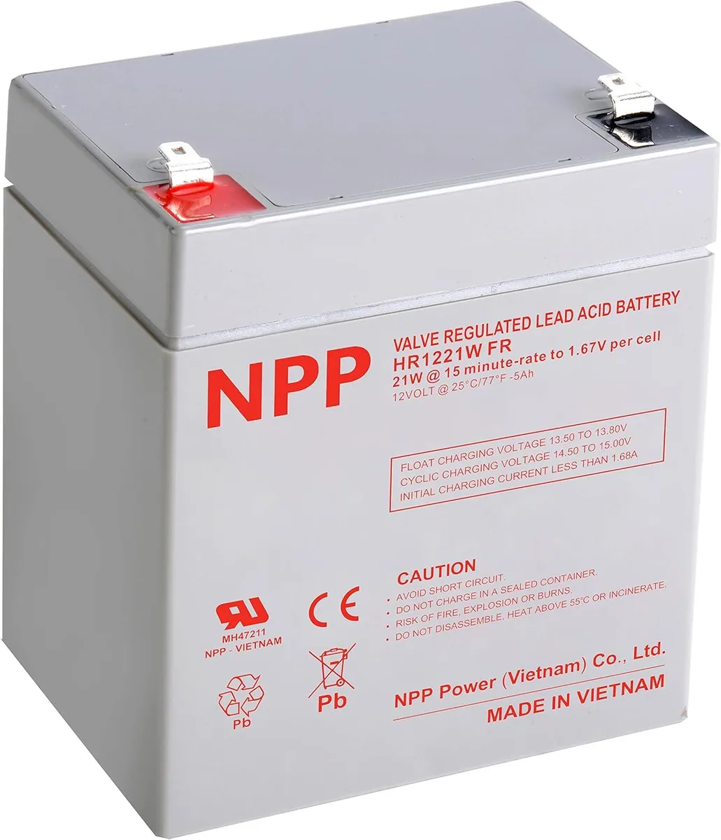 NPP Power Co., Ltd NPP Power Co., Ltd HR1222W 12V 5Ah High Rate Sealed Lead Acid UPS Battery — product photo