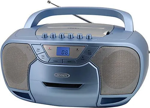 JENSEN JENSEN RNAB08Y2J9XKY Boombox CD-590BL Bluetooth AM/FM Cassette — product photo
