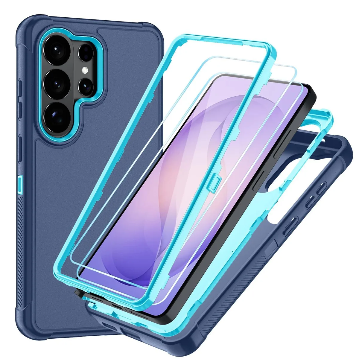  Suncasetor SUN-S26 case for Samsung Galaxy S26 Ultra Blue/Glacier Blue — product photo