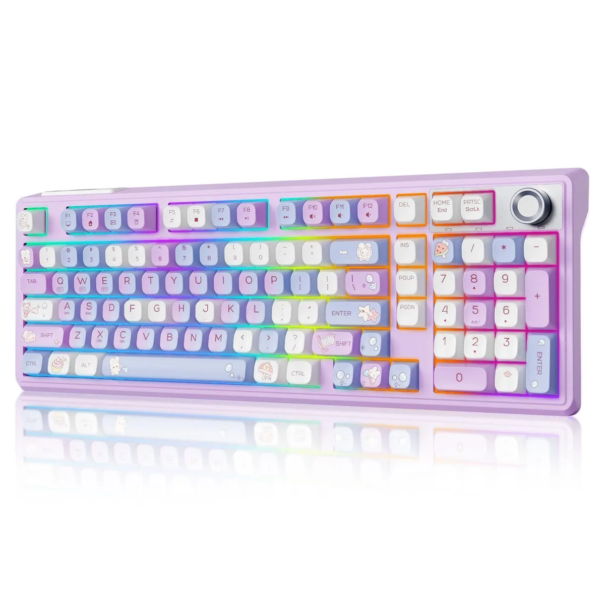  ROYALAXE F98-XRQK 98% wireless mechanical gaming keyboard blue 4000mAh — product photo