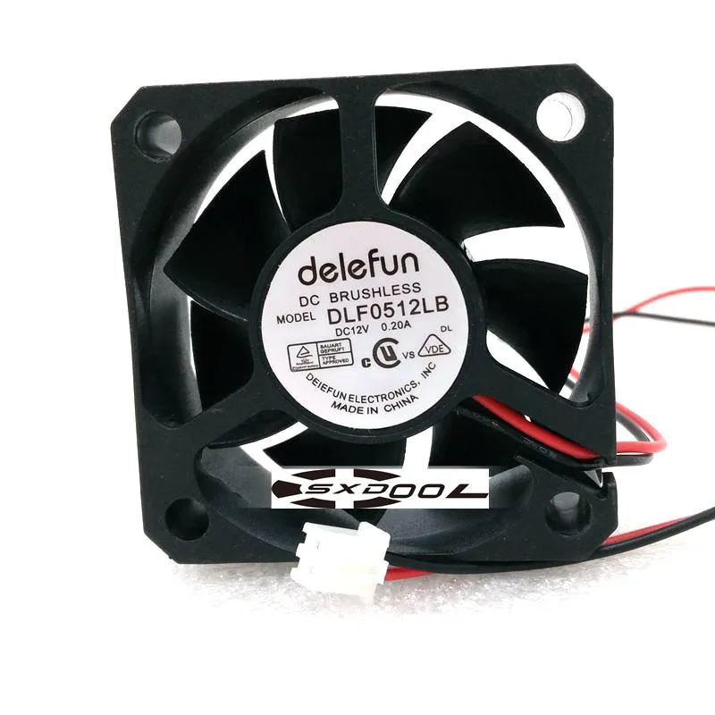 SXDOOL SXDOOL DLF0512LB 5020 50x50x20mm 12V 6000 RPM case fan — product photo