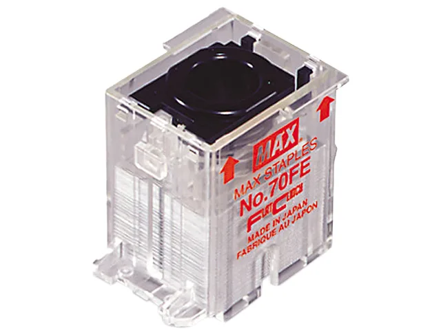 Max Max NO70FE Staple Cartridge Flat-Clinch 5000/Box — product photo