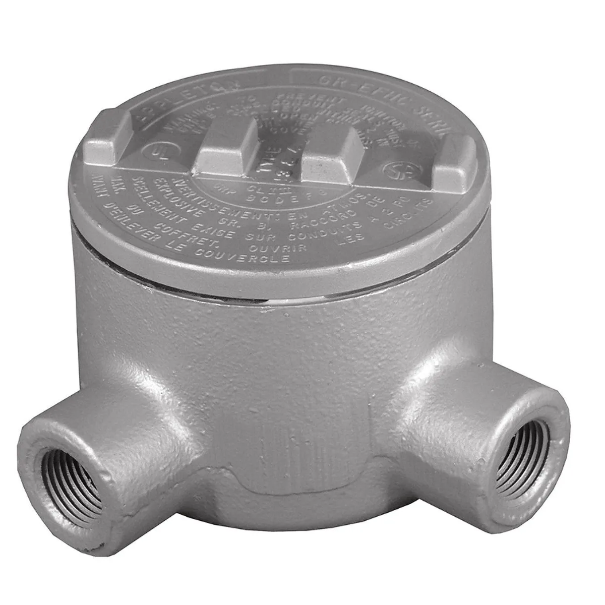 Appleton Century Crofts Appleton Century Crofts GRL50 Conduit Outlet Body Iron 1/2in — product photo