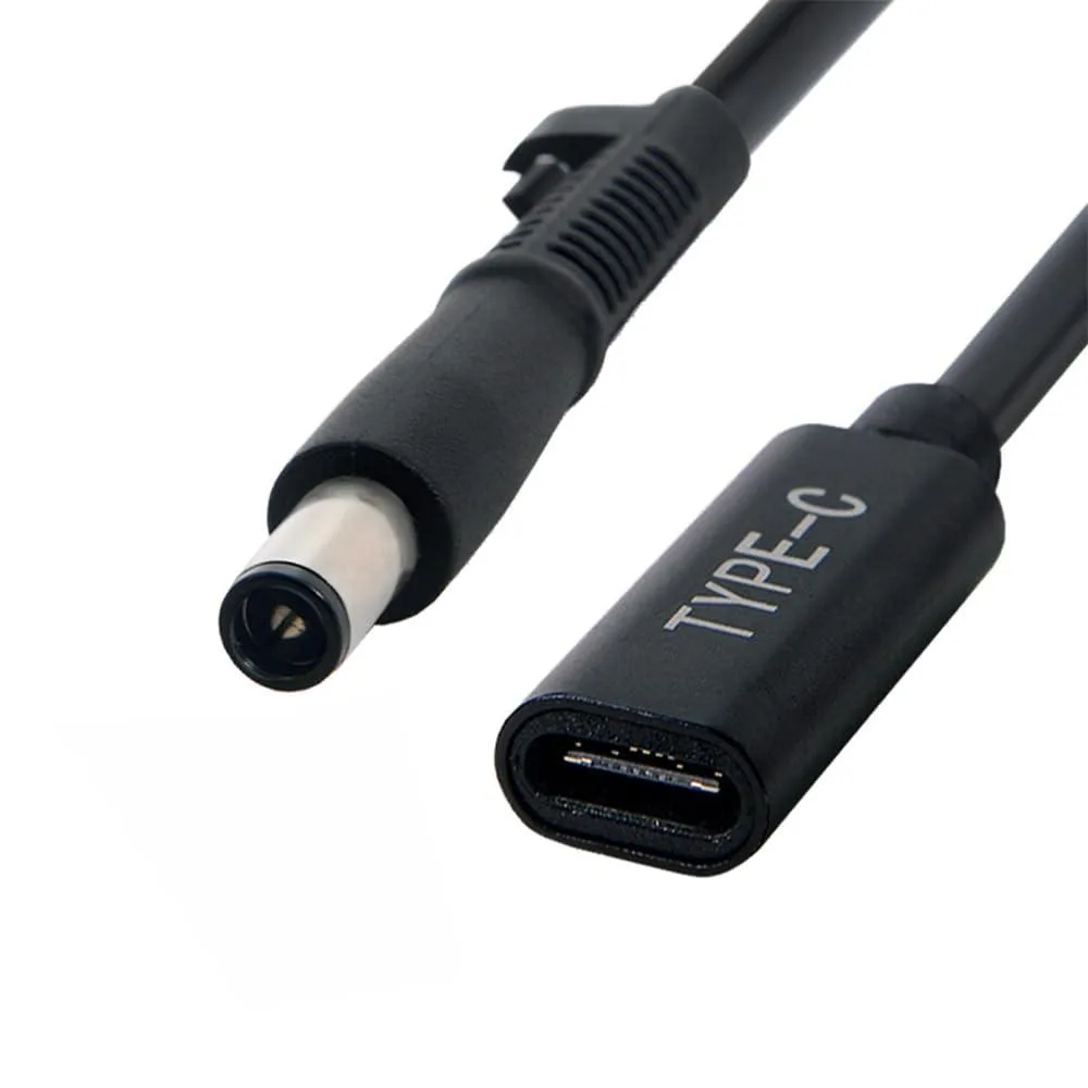 Fervit Fervit USB-C Female to DC 7.4×5.0mm PD Cable 0.2m 65W 18-20V — product photo