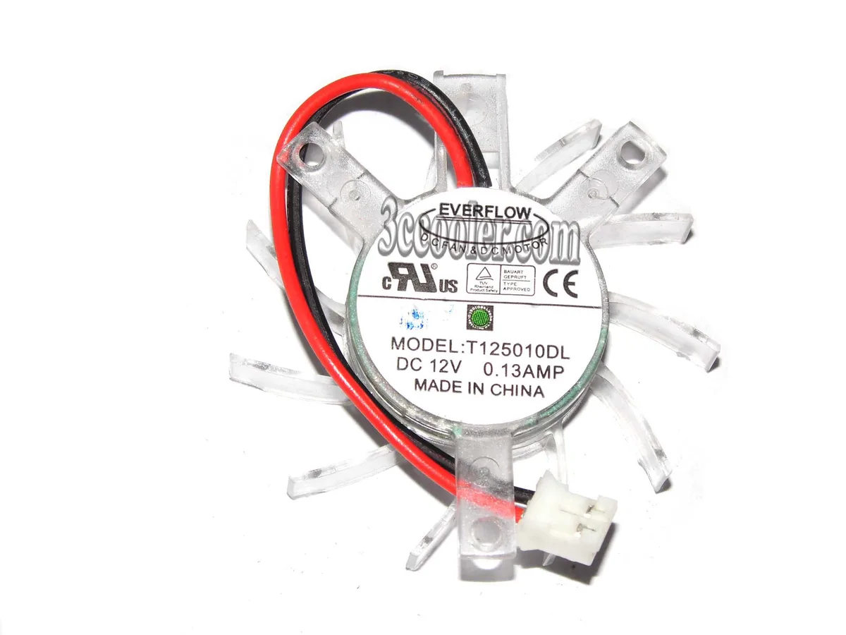 OEM Industries OEM Industries T125010DL 12V .13A 2 Pin Fan for HD3650 — product photo