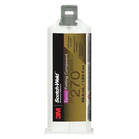 3M 3M 270 Epoxy Adhesive DP270 Black Dual-Cartridge — product photo