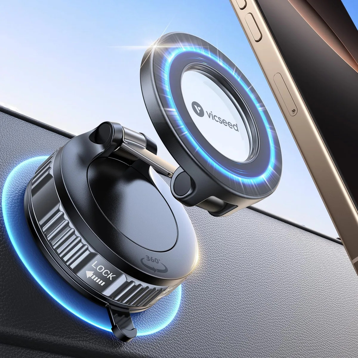  VICSEED 2026 Vacuum Magnetic Phone Mount — product photo