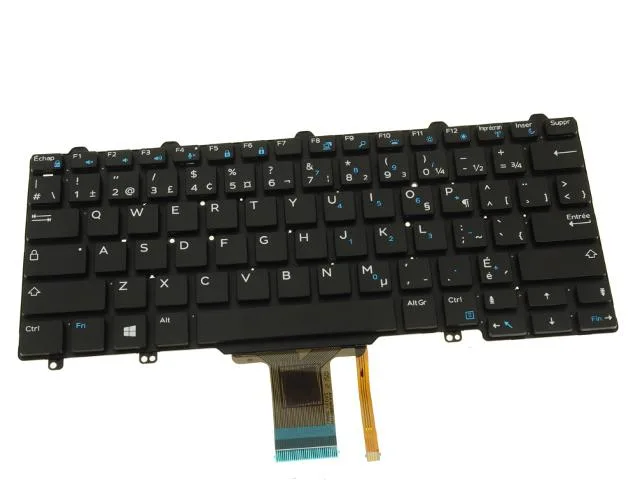 DELL DELL Latitude E7250 E5250 French Canadian Backlit Keyboard 9JK9V — product photo
