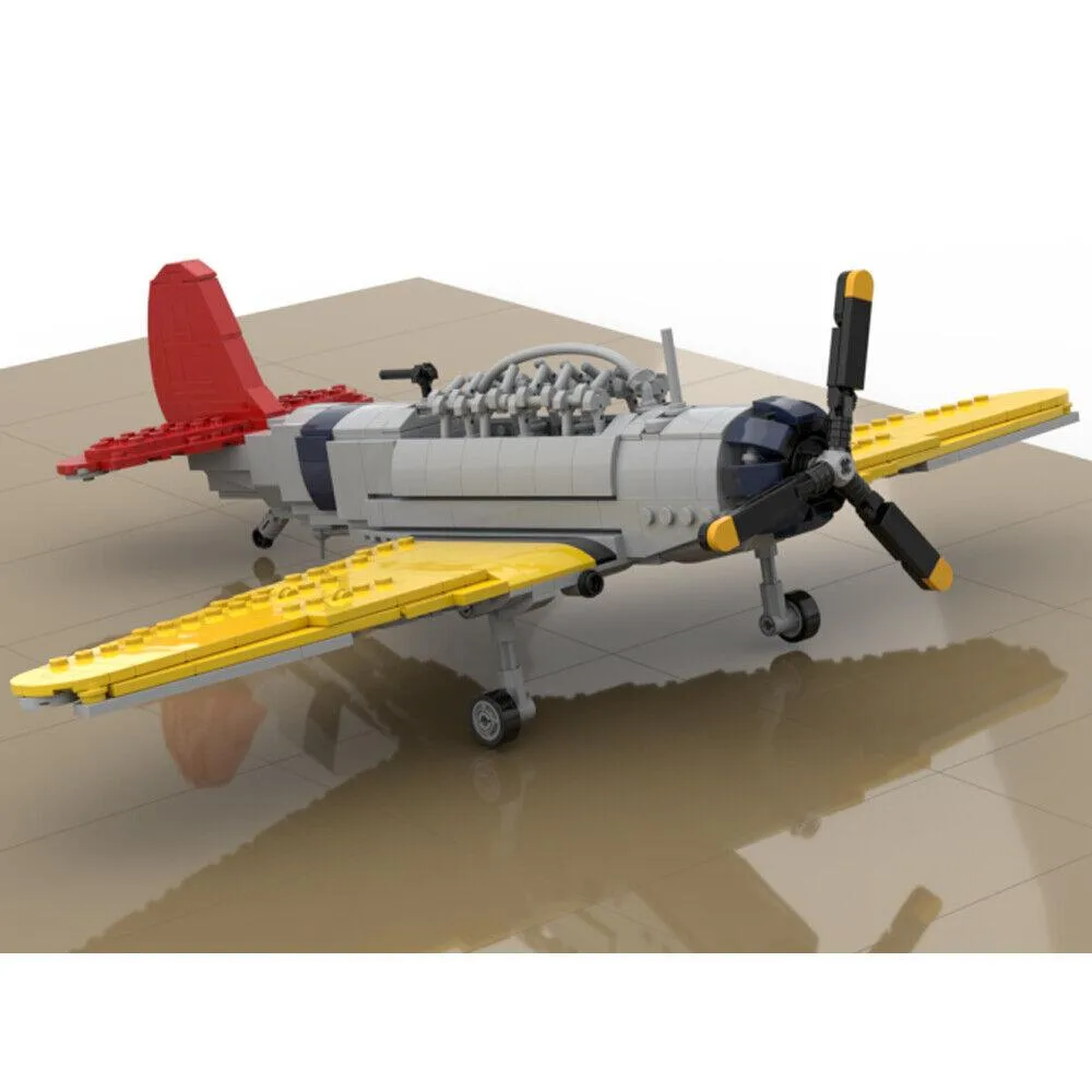 ZITIANYOUBUILD ZITIANYOUBUILD MOC-152156 Navy Torpedo Bomber 1:35 Scale 624 Parts — product photo