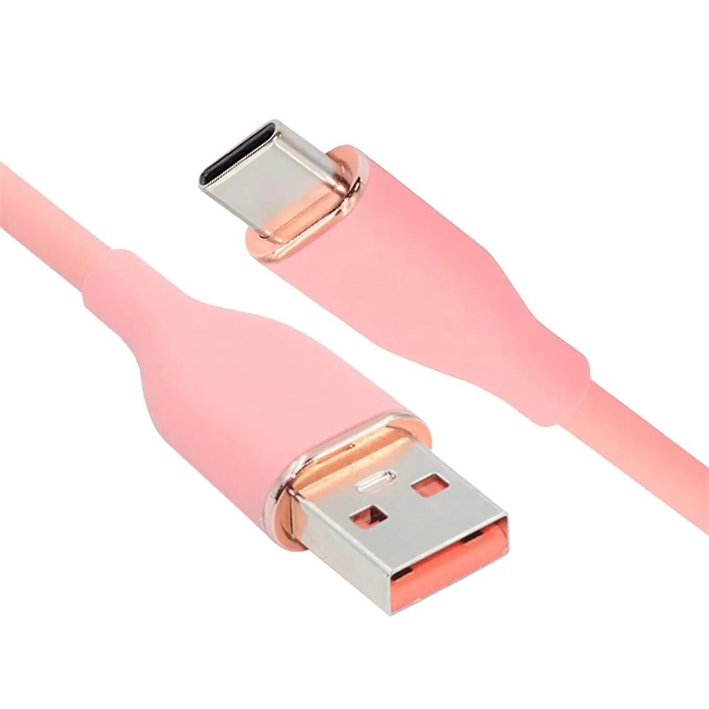 LORDWORLD LORDWORLD USB-A to USB-C Cable Pink 15W USB2.0 100cm 25000 Flex Cycles — product photo