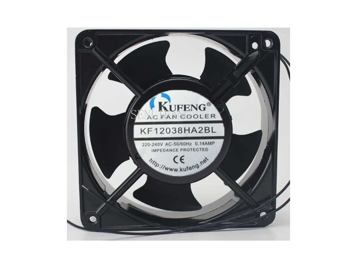 Fans Fans KF12038HA2BL AC 220V/240V 0.14A 120mm 38mm 50/60Hz case fan — product photo
