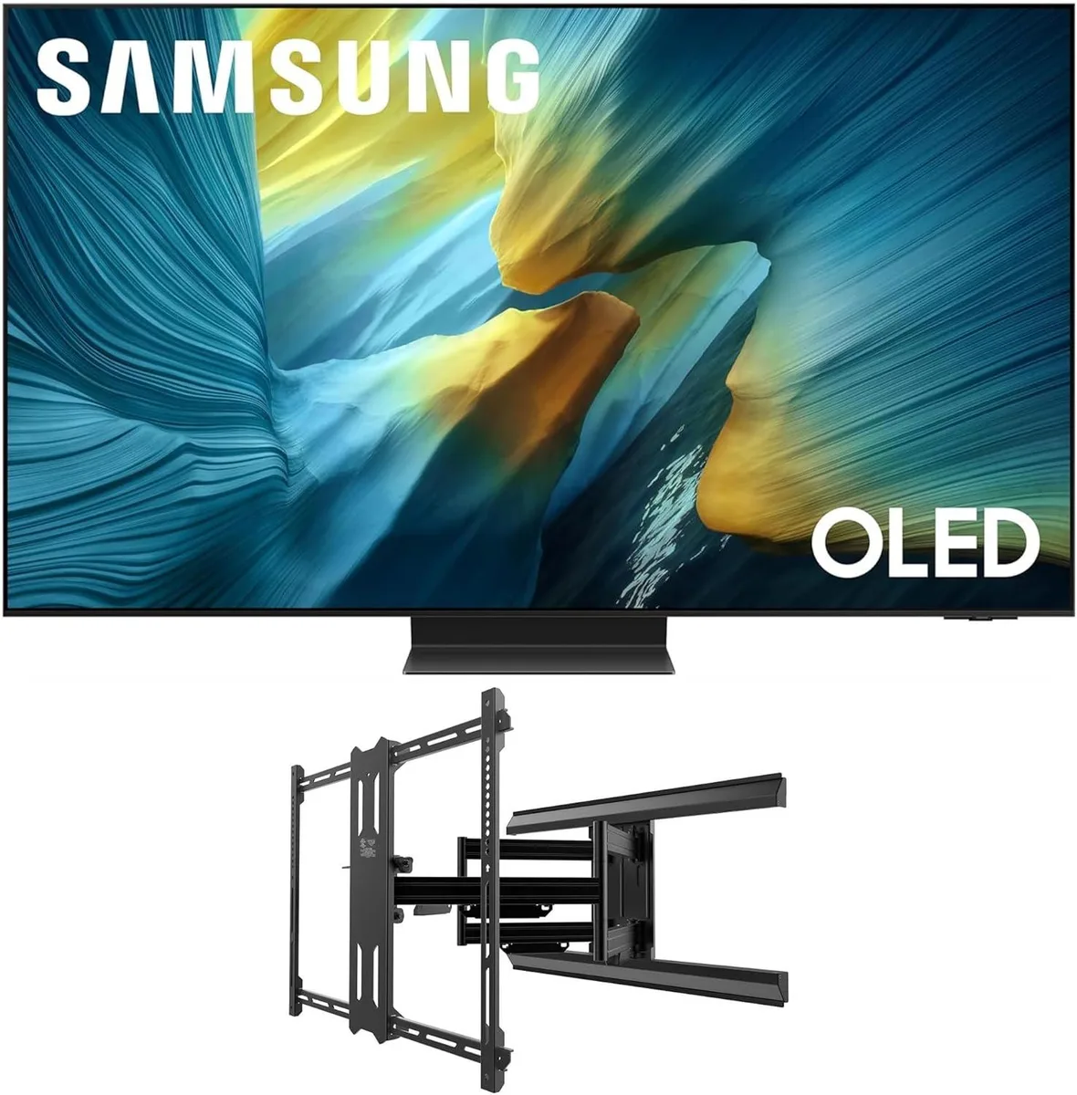 SAMSUNG Samsung S95FA 83" OLED 4K 120Hz Smart TV with Kanto PMX700 Mount — product photo