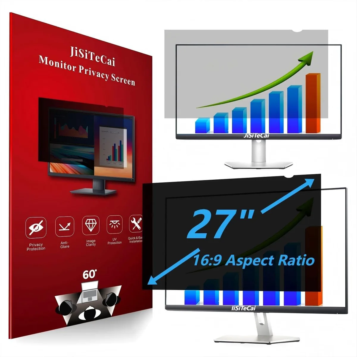 Batianda Batianda Privacy Screen Filter 27 Inch 2 in 1 accessory — product photo