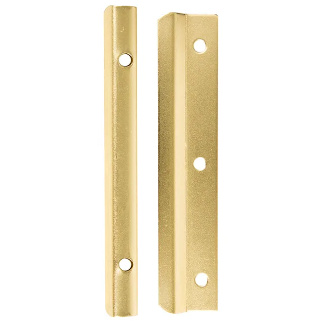 Tuff Stuff Tuff Stuff MDK306 Brass Plated US3 6" Interlocking Latch Protector door lock — product photo