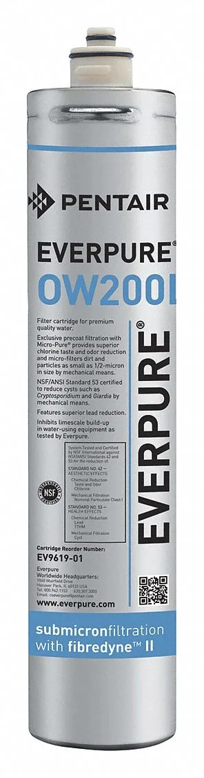 Everpure Everpure EV961906-75 Quick Connect Filter 0.5 gpm 0.5 Micron 17 in H — product photo