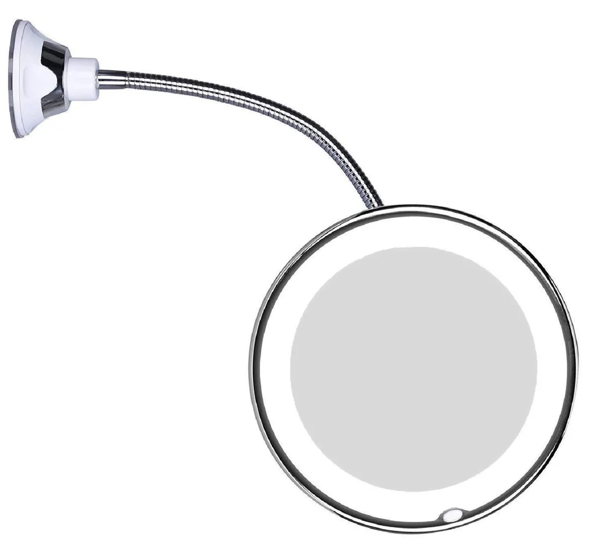 JiBen m006gn10x 10X LED Gooseneck Bath Mirror — product photo