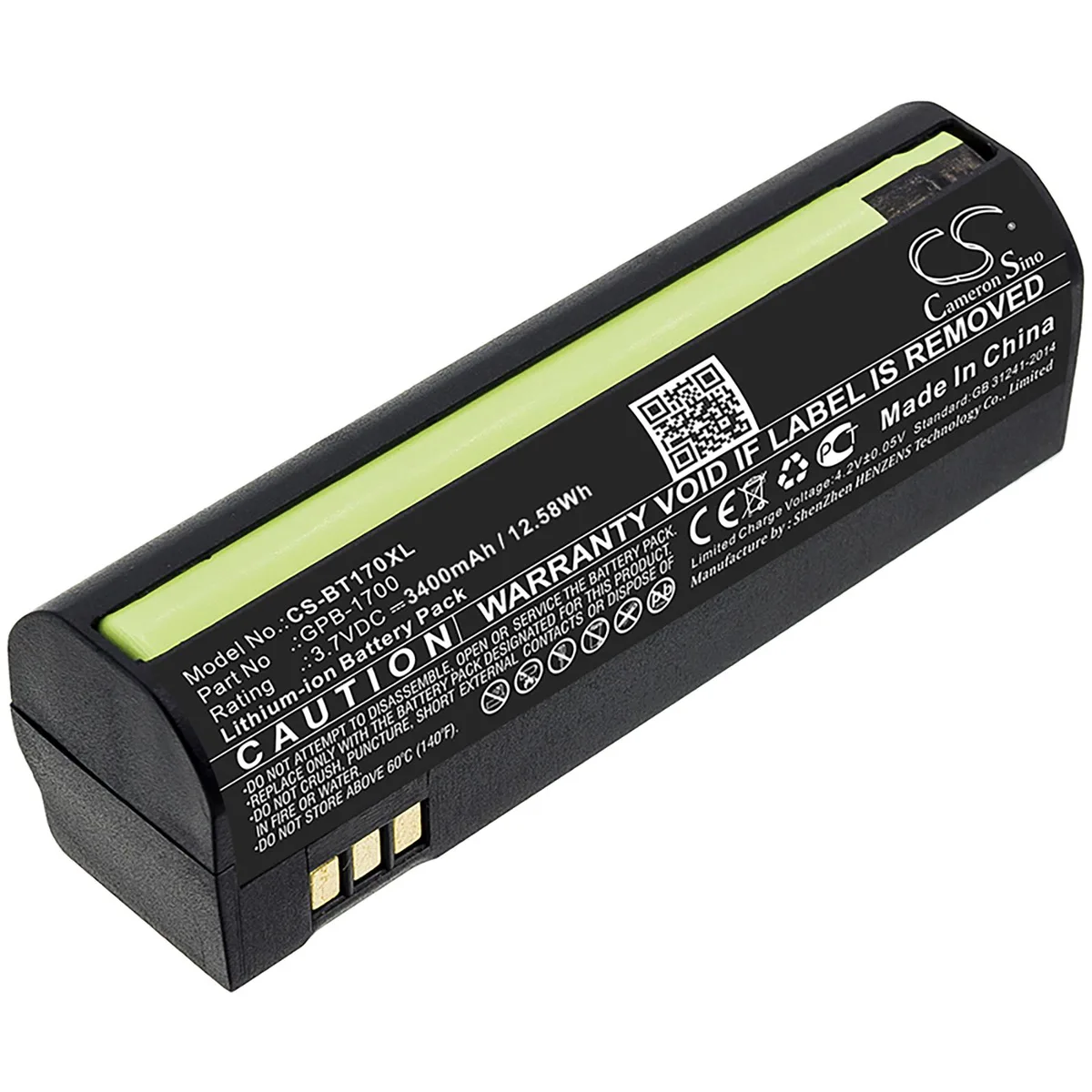 Cameron & Co Cameron & Co DS-CS-BT170XL cell phone battery 3400mAh — product photo