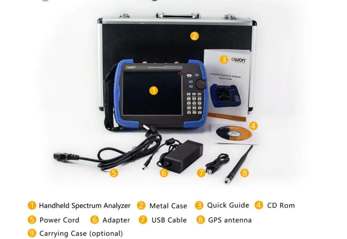 OWON Technology OWON Technology HSA1036-TG Handheld Spectrum Analyser 3.6 GHz — product photo