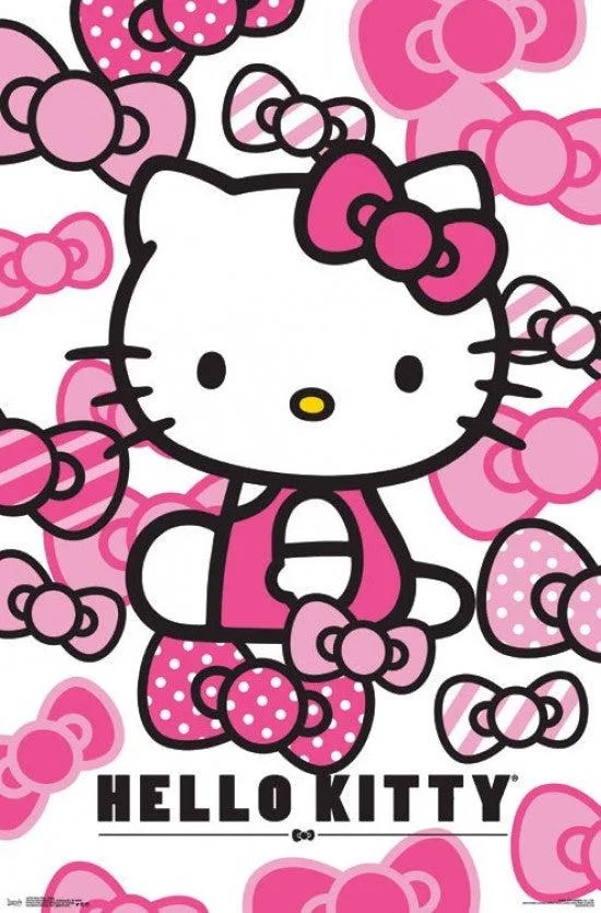 Hello Kitty Bows poster print 22 by 34 inches on heavy stock paper