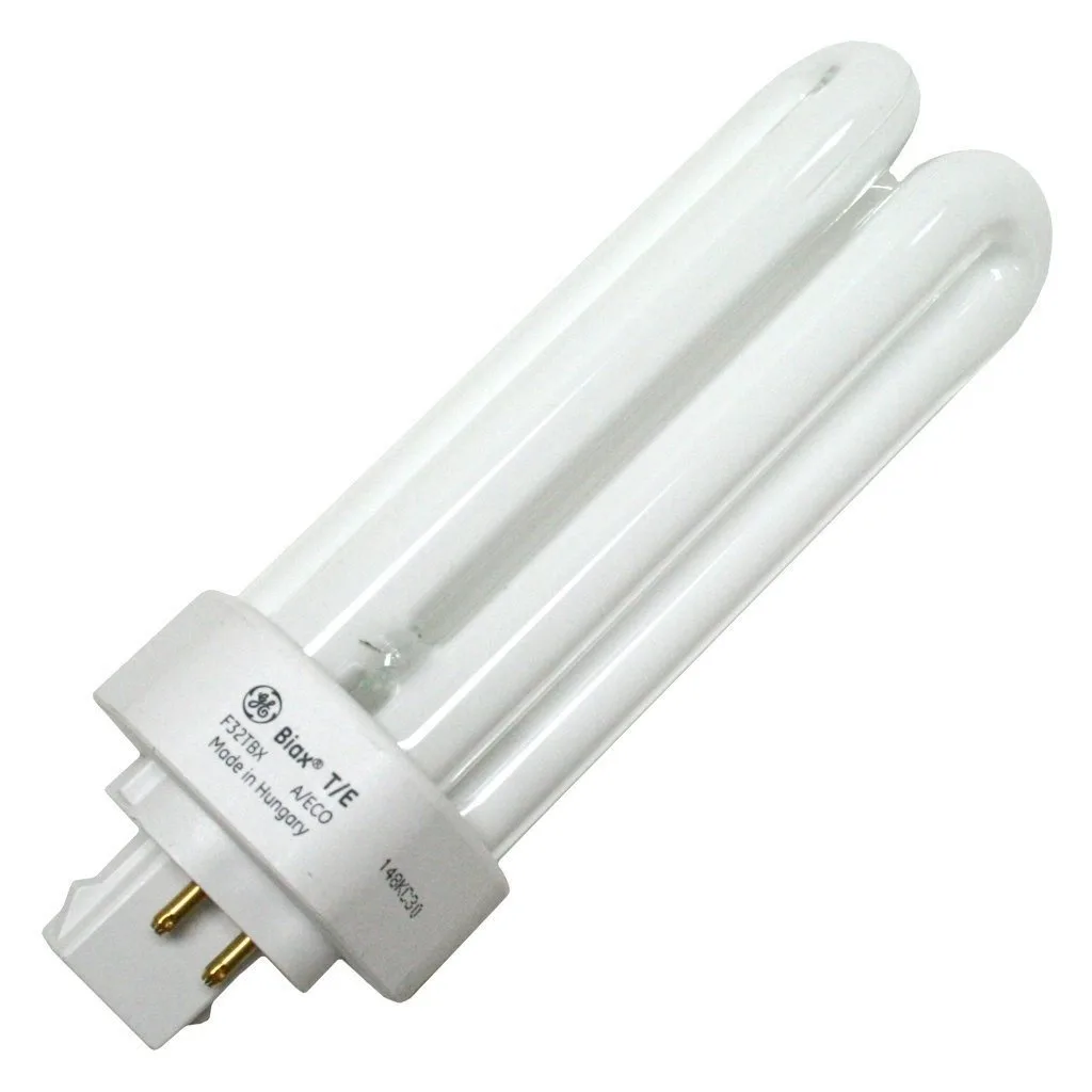 Box of 25 GE triple-tube CFL bulbs, cool white 4100K