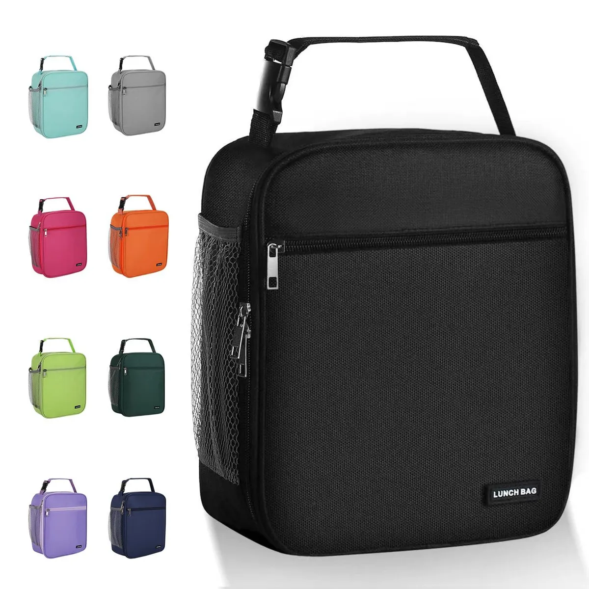 No Sew No Sew Lovoeo lunch bag-1 insulated lunch bag Black — product photo