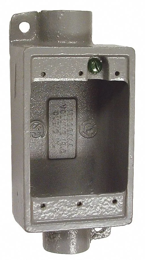 Killark Killark FSC-1M Weatherproof Electrical Box 18 cu in 1-gang — product photo