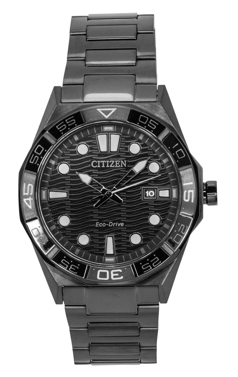 Citizen Citizen Brycen AW1855-52E 42mm Black Dial Solar Watch — product photo