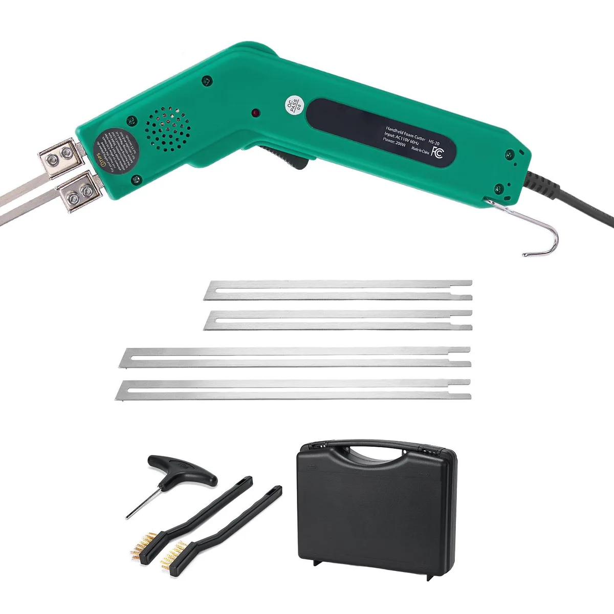 VEVOR VEVOR Hot Knife Foam Cutter 200W 122-932° 6" 8" Blades Tool Case — product photo