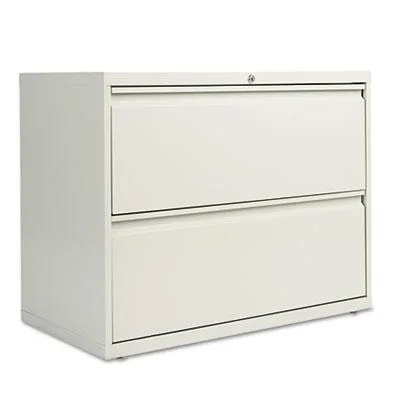 Alera Alera 17452 2-Drawer Lateral File Cabinet Light Gray 36x18x28 — product photo