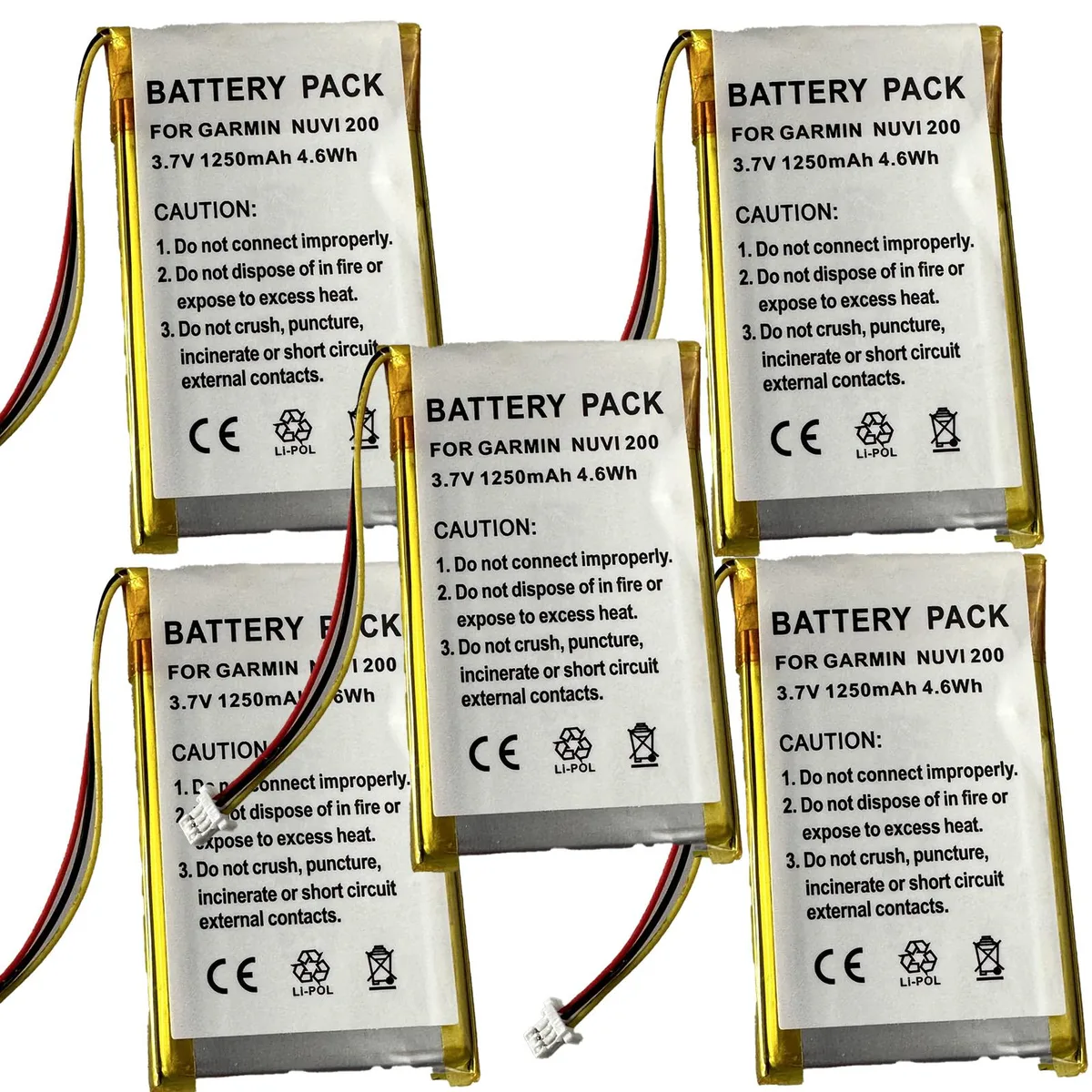 Centenex Electronics Centenex Electronics AS-BAGARMINNUVI200-1 1250mAh Li-Polymer battery GPS accessory — product photo