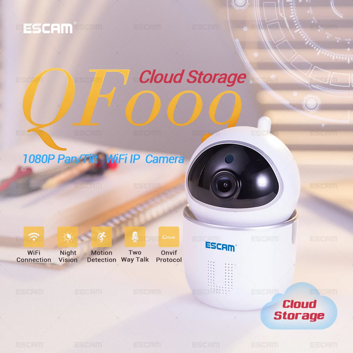 ESCAM Technology Co., Ltd ESCAM Technology Co., Ltd QF009 3.6mm 1080P analog camera — product photo