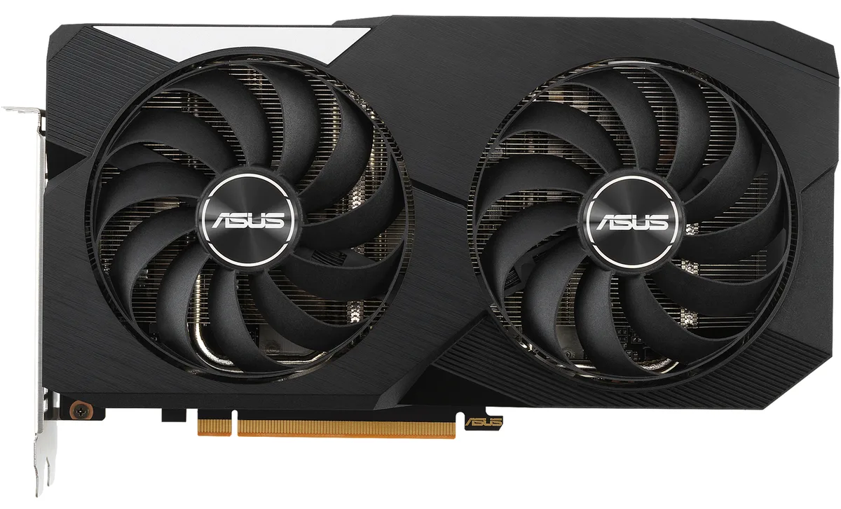 ASUS ASUS DUAL-RX6650XT-O8G graphics card — product photo