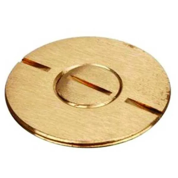 Steel City Steel City 698 Floor Sub-Plate 1 Gang Brass — product photo