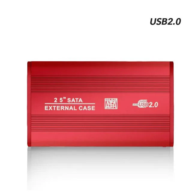 Hetai Tech Hetai Tech USB 2.0 SATA 2.5" Drive Enclosure Red — product photo