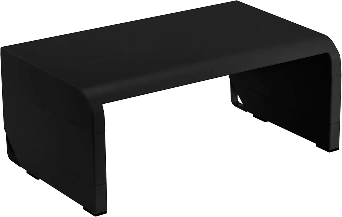 PISKEKAT PISKEKAT Adjustable Monitor Stand Riser 4 Heights 14in Storage 25lb Black — product photo