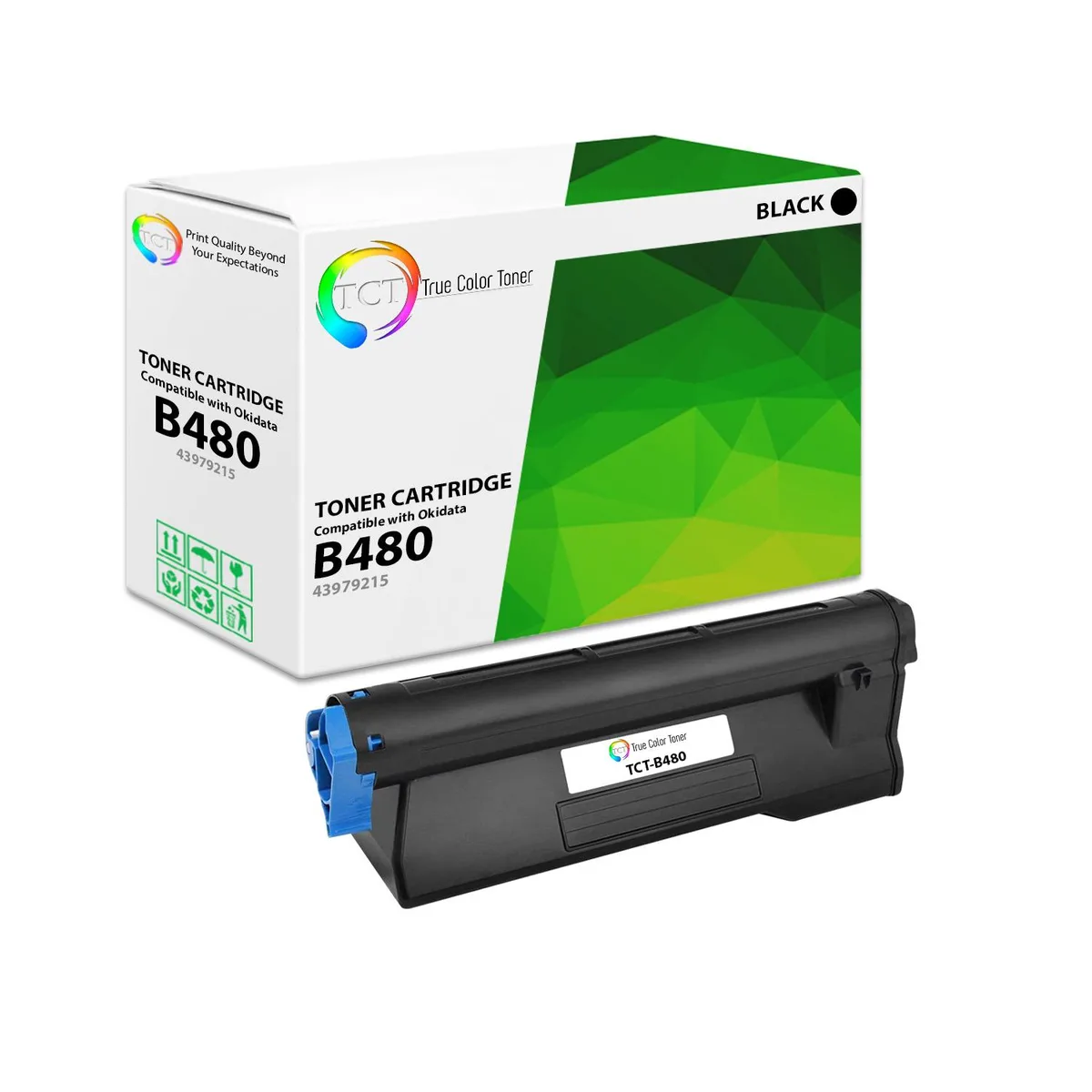 True Color Toner True Color Toner 43979215 Black Toner Cartridge 12000 Pages — product photo
