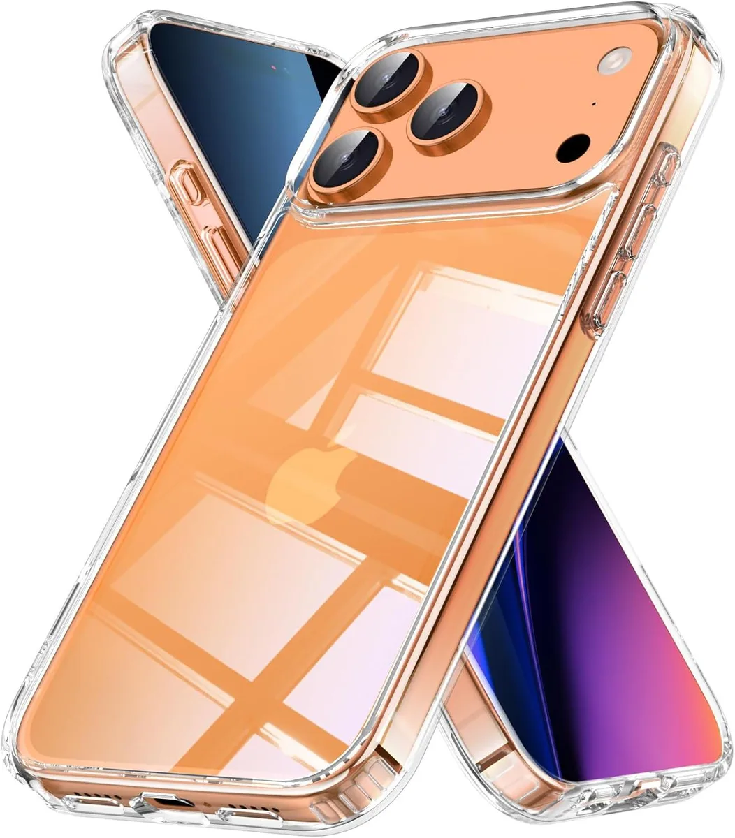OMOTON OMOTON Case for iPhone 17 Pro Max 6.9 inch 2025 Clear Hybrid TPU PC — product photo