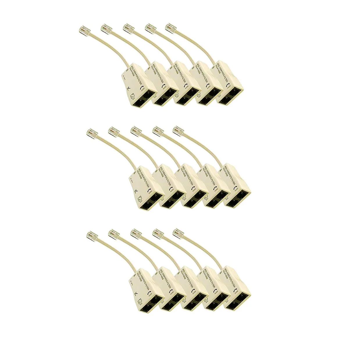 iMBAPrice iMBAPrice In-line DSL Splitter with Noise Filter (Pack of 15) — product photo