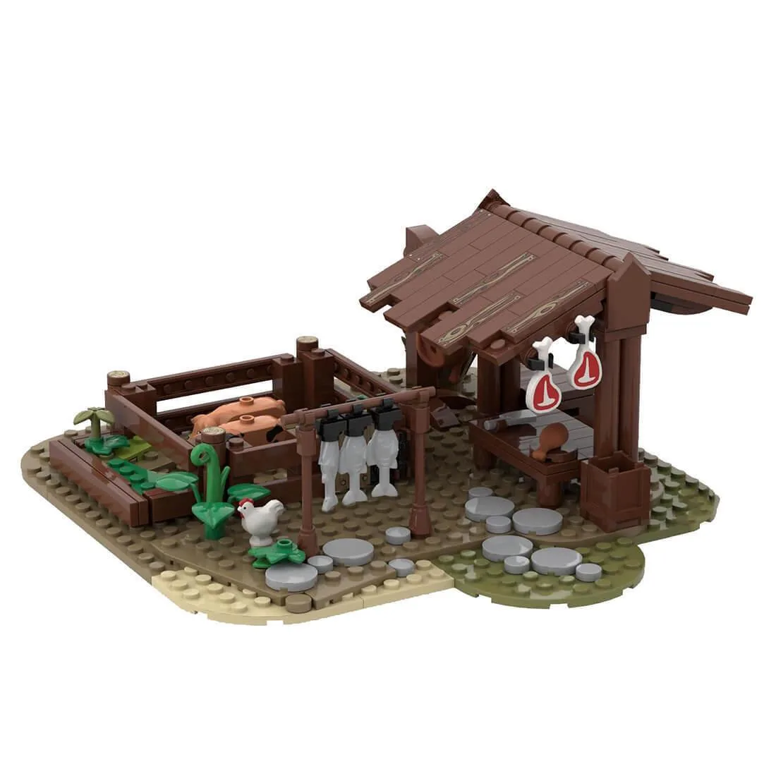ZITIANYOUBUILD ZITIANYOUBUILD 270 Medieval Butcher MOC-78792 Educational Building Set — product photo