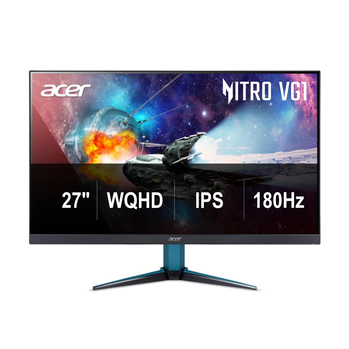 Acer America Acer America UM.HV1AA.301 Nitro 27" WQHD 180Hz IPS gaming monitor — product photo